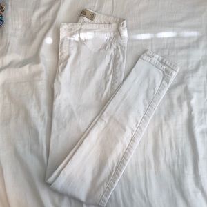Hollister white jeans